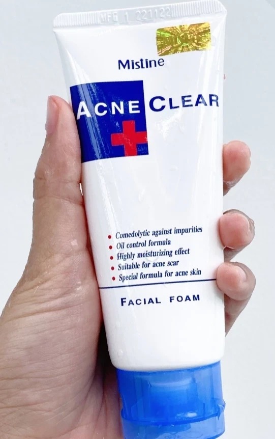 Mistine 痤疮透明面部泡沫洗脸油瑕疵控制原装 85 克 x 2 — 第 3/4 张图片