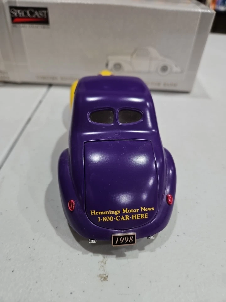 Willys 1941 cupé Street Rod 1:25 Liberty Classics SpecCast Hemmings motor nuevo Foto 3 de 4