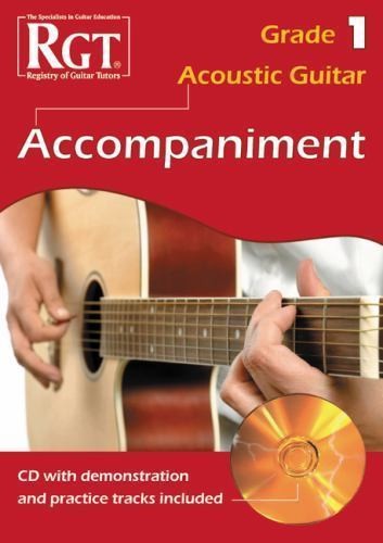 RGT Acoustic Guitar Grade 1 Accompaniment Music Exam TAB Notes Book CD------