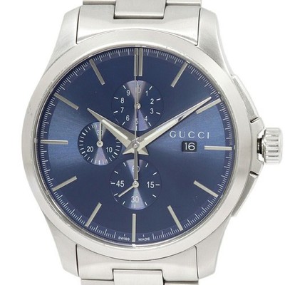 Gucci G-TimeLess Chrono 126.2 Herrenuhr Edelstahl aus Japan