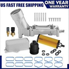 926-959 Engine Oil Cooler Filter Housing For 11-16 Dodge Jeep Chrysler Ram 3.6l