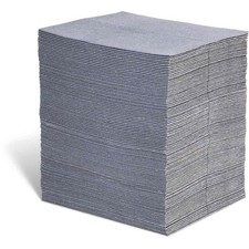 New Pig "Pig Blue" Light-Weight Absorbent Mat Pads Box of 100 