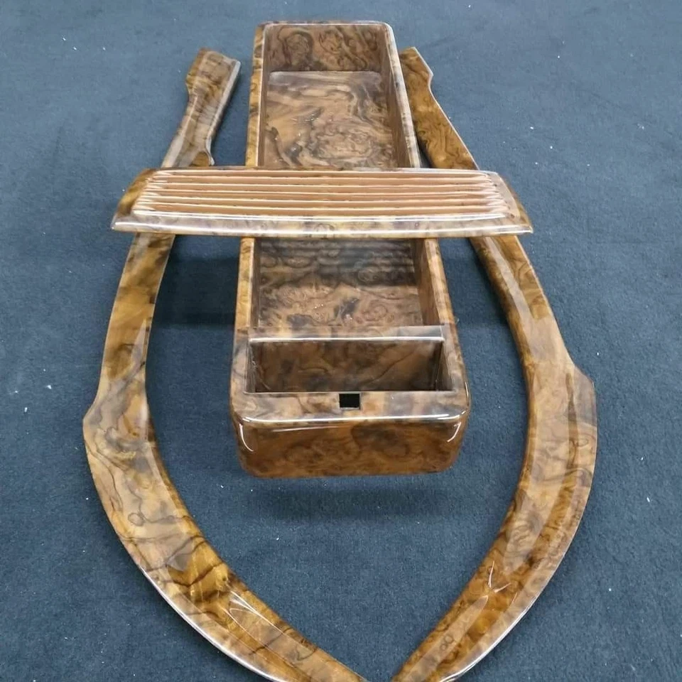 For Mercedes Benz W113 Wood Trim Set 250sl 230-280sl Pagoda Ebony Burl Makkasar - Изображение 4 из 4