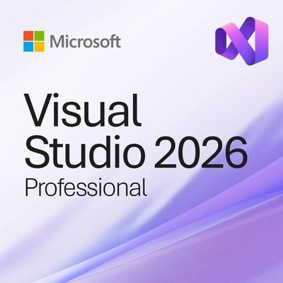 Microsoft Visual Studio 2026 Professional Perpetual License (Non-Sub) | Retail