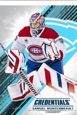 #85 SAMUEL MONTEMBEAULT 2024-25 Upper Deck Credentials MONTREAL CANADIENS