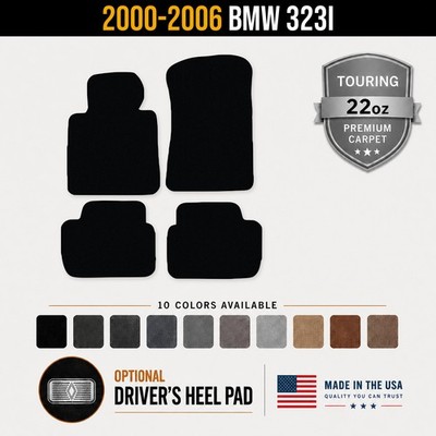 Avery Touring Front & Rear Floor Mats for 2000-2006 BMW 323i #1Nw