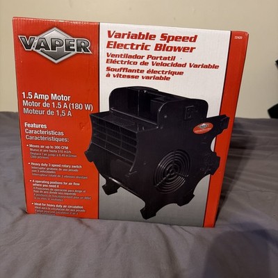 Vaper Variable Speed, Electric Blower 1.5 Amp Motor