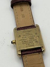 Ladies Must de Cartier Tank Vermeil 925 Quartz Watch w/ Box & Papers - Serviced 7