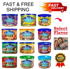 Blue Diamond Almonds Sweet Snack Nuts perfect Size for Lunch(Select Your Flavor)