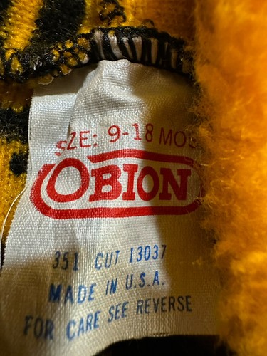 Vintage Garfield Halloween Kostüm Größe 9-18 Monate Kinder *selten Rarität* - Bild 10 von 22