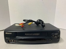  Memorex MVR4040A 4 Head Hi-Fi Stereo VCR VHS Player With AV Cables - Works 