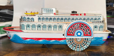 1960's Modern Toys Japan 3D Batteries Show Boat w-Whistle/Smoke WOW condition