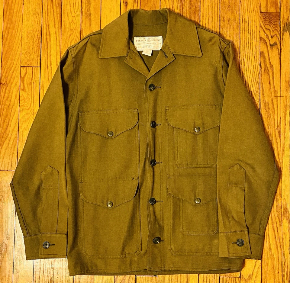 FILSON Wool Mackinaw Cruiser Jacket Sz 36 Pristine! Retail $550 - Image 2 of 4