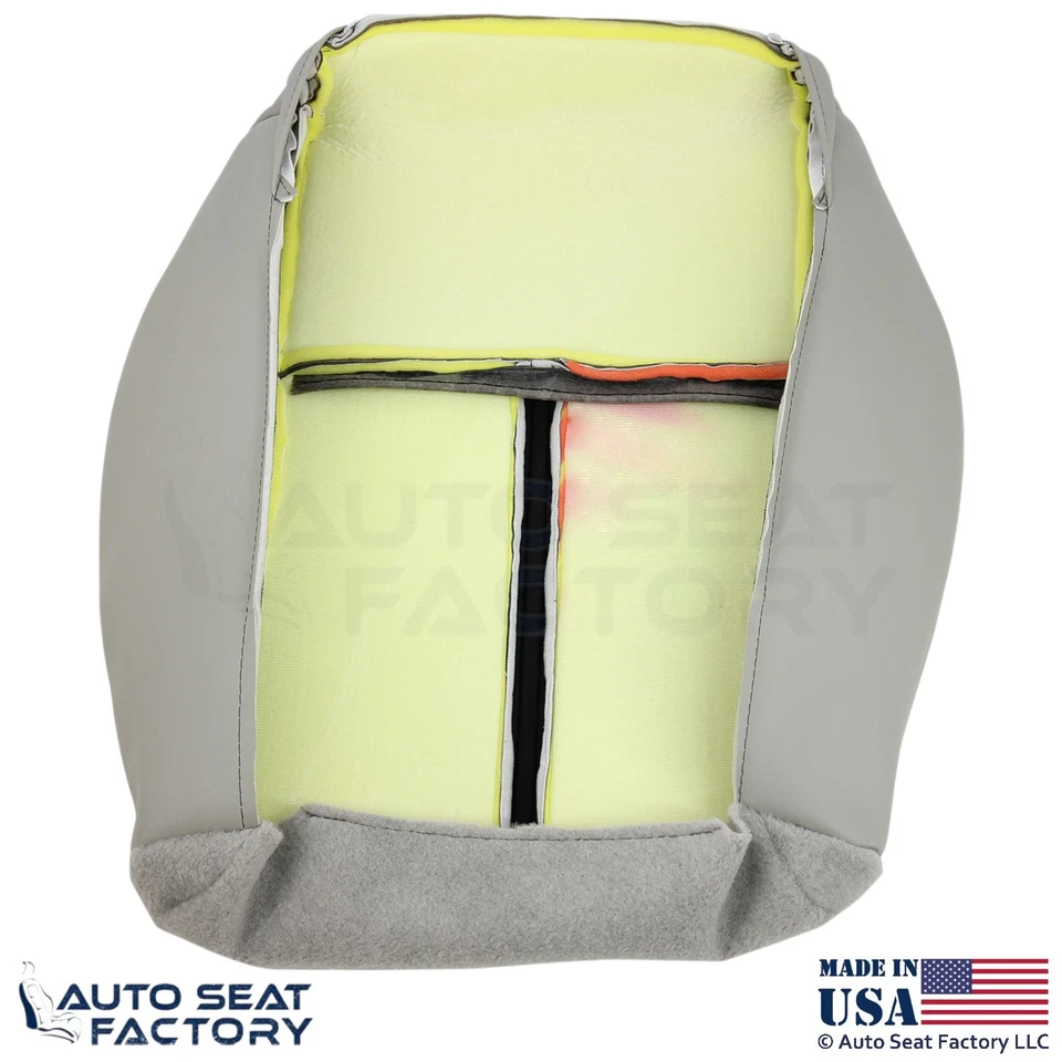 Cubiertas inferiores de cuero de gamuza caqui oscuro para Jeep Grand Cherokee 2006-2007 Foto 2 de 4