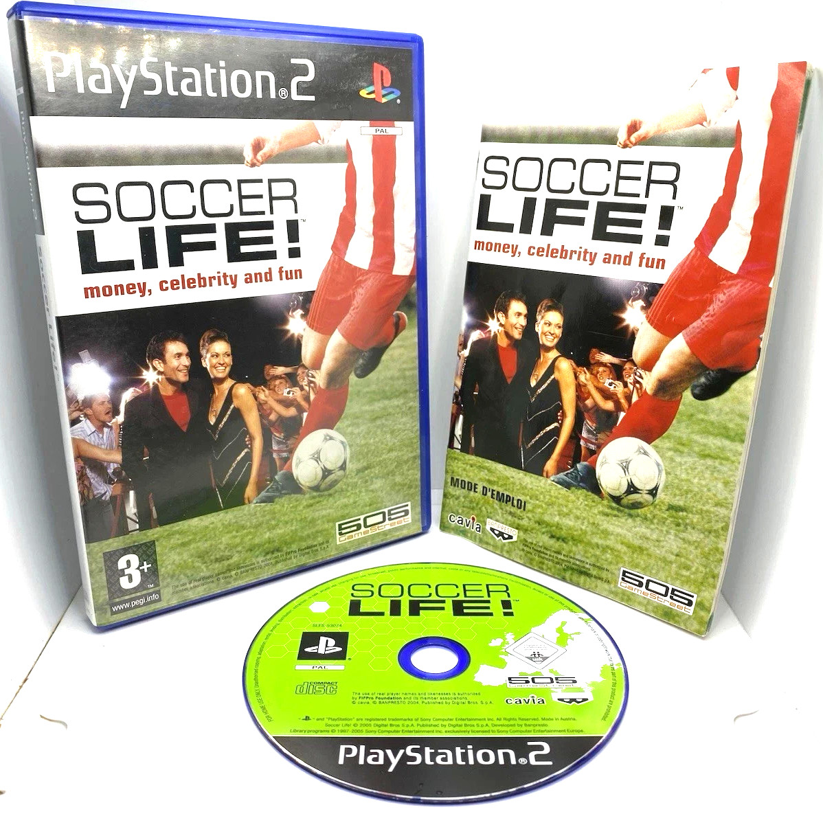 ✅Soccer Life Ps2 Jeu Playstation 2 PAL FR Multilingue Très Bon état CIB TBE