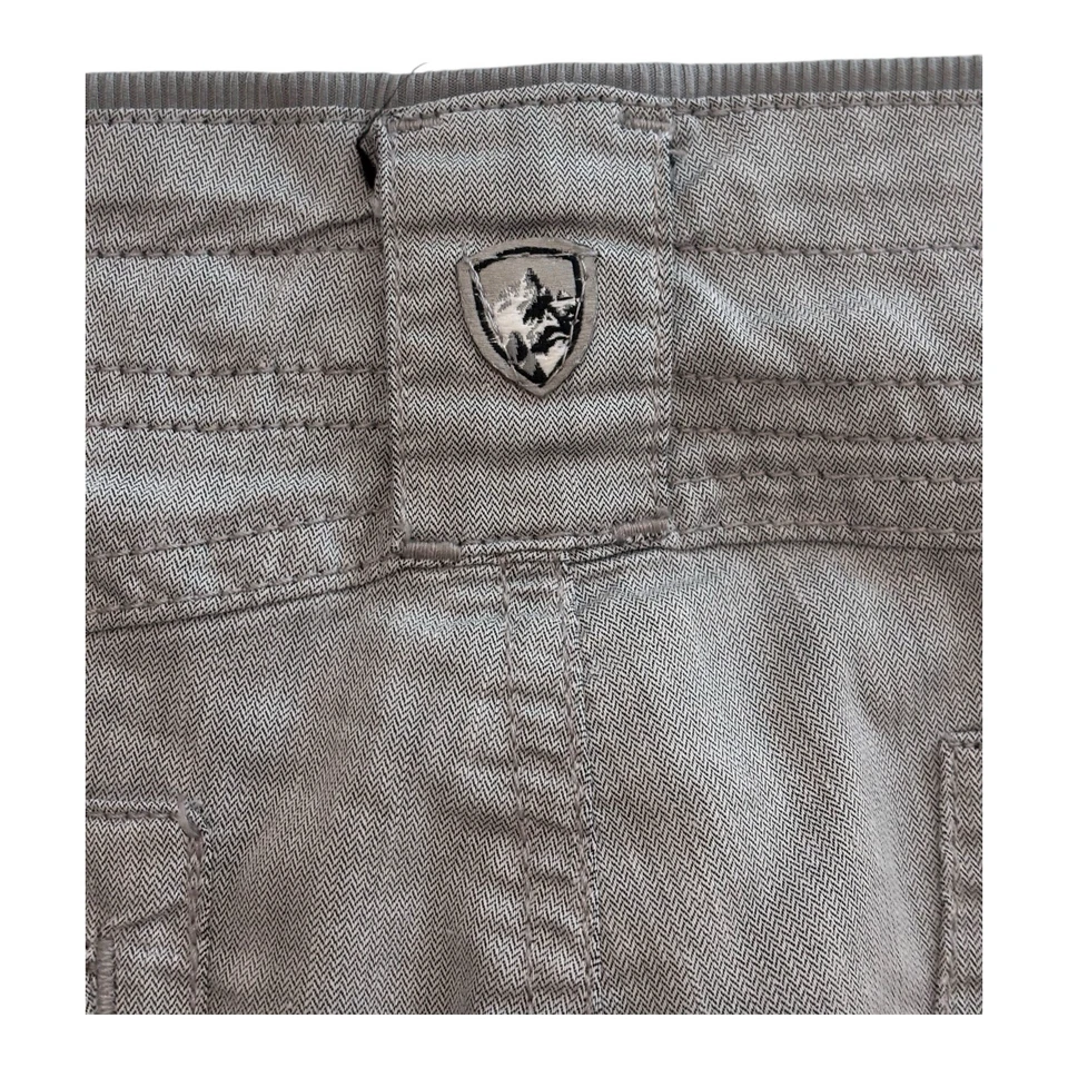 Брюки женские Kuhl Cabo 10 стандартных размеров серые в елочку эластичные хлопок лен уличные - Изображение 3 из 4