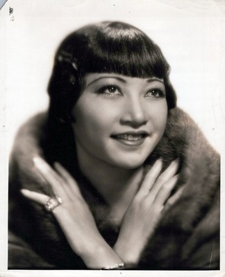 HOLLYWOOD ANNA MAY WONG STYLISH POSE STUNNING PORTRAIT 1930s ORIG PHOTO MA46