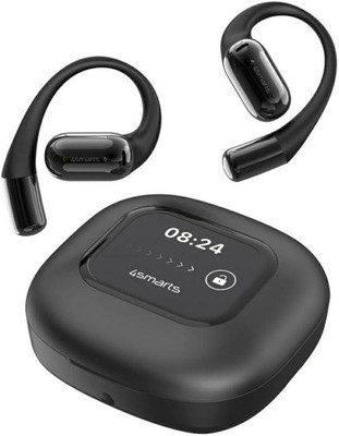 4smarts SkyBuds Open-Ear Bluetooth Kopfhörer mit AI Screen Schwarz
