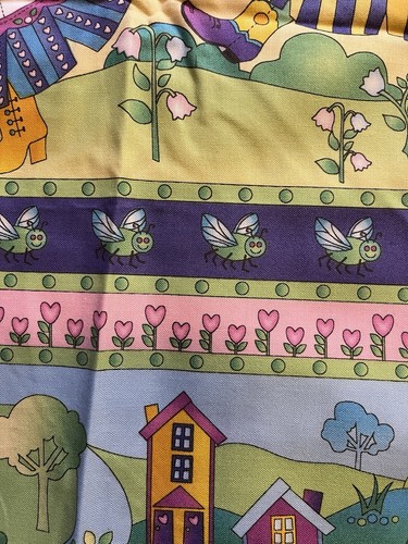 Avlyn Fabric Nancy Smith and Lynda Milligan, Horse Cat Cow Lady, 1 Yard 56”x45” - Picture 11 of 15