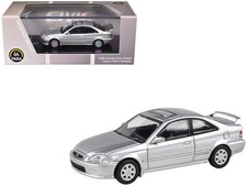 1999 Honda Civic Si EM1 Vogue Silver Metallic with Sunroof 1/64 Diecast Model Ca