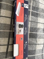 HIGH & MIGHTY 515607 Modern 24" Floating Shelf Holds up to 20lbs , Flat, White