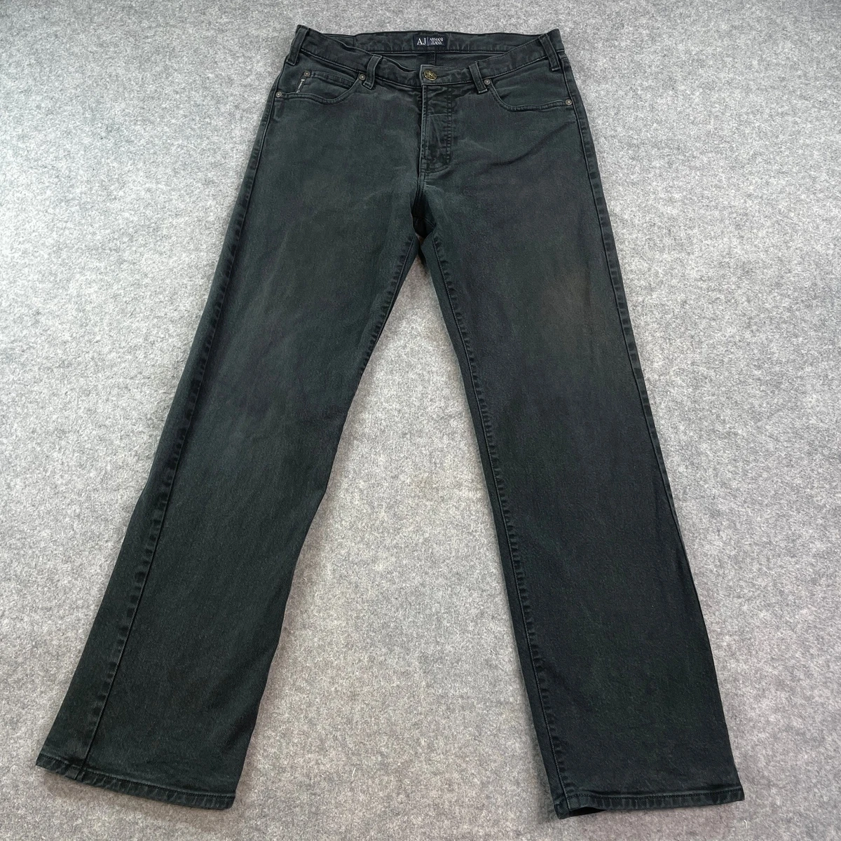美品　薄手　ARMANI JEANS チノパン ブラック メンズ　34 Armani Jeans Black Regular Size Jeans for Men for sale | eBay