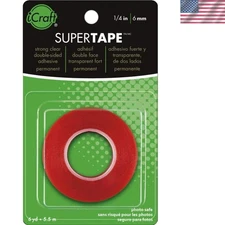 1/4" x 6 Yards SuperTape: Permanent, Water Resistant Double-Sided Craft Adhesive