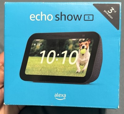 Amazon Echo Show 5 (3rd Gen.) Smart Display Speaker With Alexa Charcoal EUC Uk