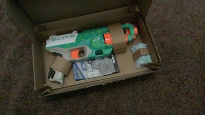 NERF Elite Disruptor Dynamic Green Dart Blaster, One Size, 