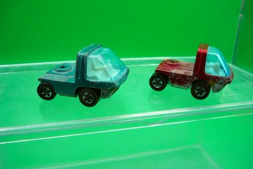 1969 Hot Wheels Redline Heavyweights RED&Green? Racing Team Truck Cab ONLY