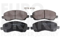 Eurobrake Bremsbelagsatz, Scheibenbremse Vorderachse U.A. FüR Chrysler, CitroËN