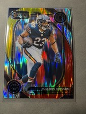 2024 Panini Select - Club Level Roschon Johnson #291 Red & Yellow Shock Prizm