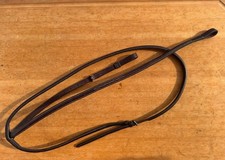 Rodrigo Pessoa Raised Fancy English Horse Standing Martingale ~ Dark Brown ~ XL