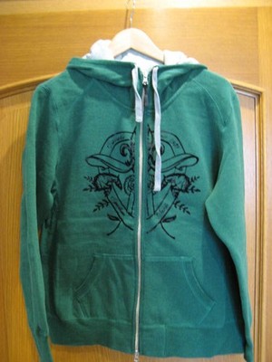 Cavallo sportlicher Hoodie/Jacke Fleur Gr 42 i tollem grün-wenig getragen-Emblem