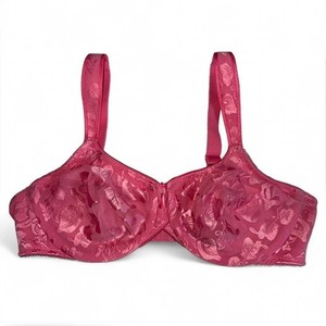Wacoal Awareness Seamless Underwire Bra 42C Pink Floral Jacquard Full Coverage