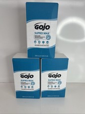 3 BOXES**Gojo 7272-04 2000 Ml Liquid Hand Cleaner Dispenser Refills**FREE SHIP**