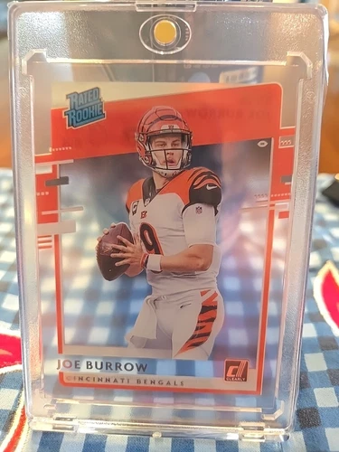 2020 Panini Chronicles - Clearly Donruss Rated Rookie Joe Burrow #RR-JB (RC)