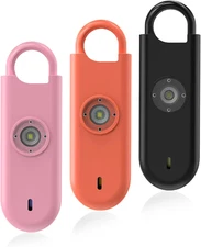 140Db Personal Safety Alarm for Women, 3 Pack Safe Alarm Protection Keychain wit