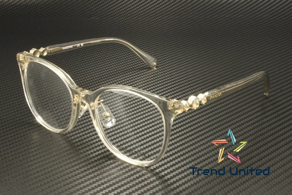 Óculos femininos SWAROVSKI SK2027D 3003 bege transparente lente demo 53 mm - Imagem 2 de 4