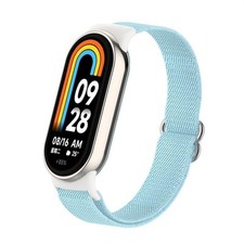For Xiaomi Smart Band 9/8 Simple Elastic Nylon Watch Band with