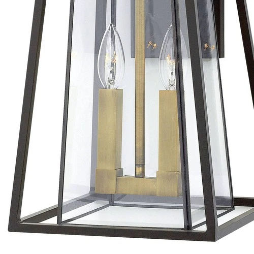 Hinkley Walker 15"H 2-Light Bronze Outdoor Wall Light - Picture 4 of 10