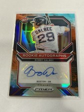 2021 Panini Prizm Rookie Autographs Prizms Cosmic Haze #54 Bobby Dalbec Auto /50