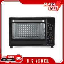 Mainstays XL Toaster Oven, 34QT, 6-Slice Family Size, Black, 1500W, New