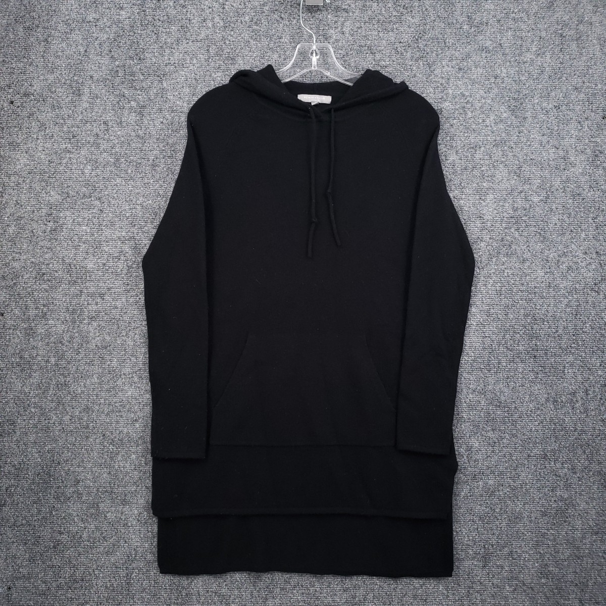 black cashmere sweater dress Everlane Cashmere Long-Sleeve Mini Dress In Black, Size XS