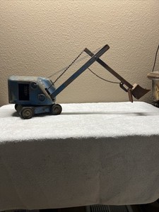 STRUCTO STEAM SHOVEL PRESSED STEEL STRUCTO CONSTRUCTION 1950'S , Complete.