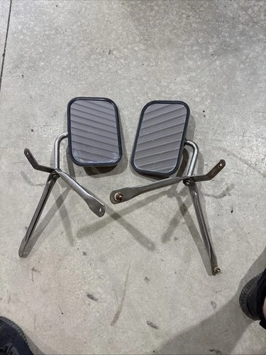 1975-1980 DODGE D100 D150 RAMCHARGER MIRROR SET CHROME OEM