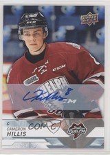 2018-19 Upper Deck CHL Auto Cameron Hillis #26 Auto 2zq