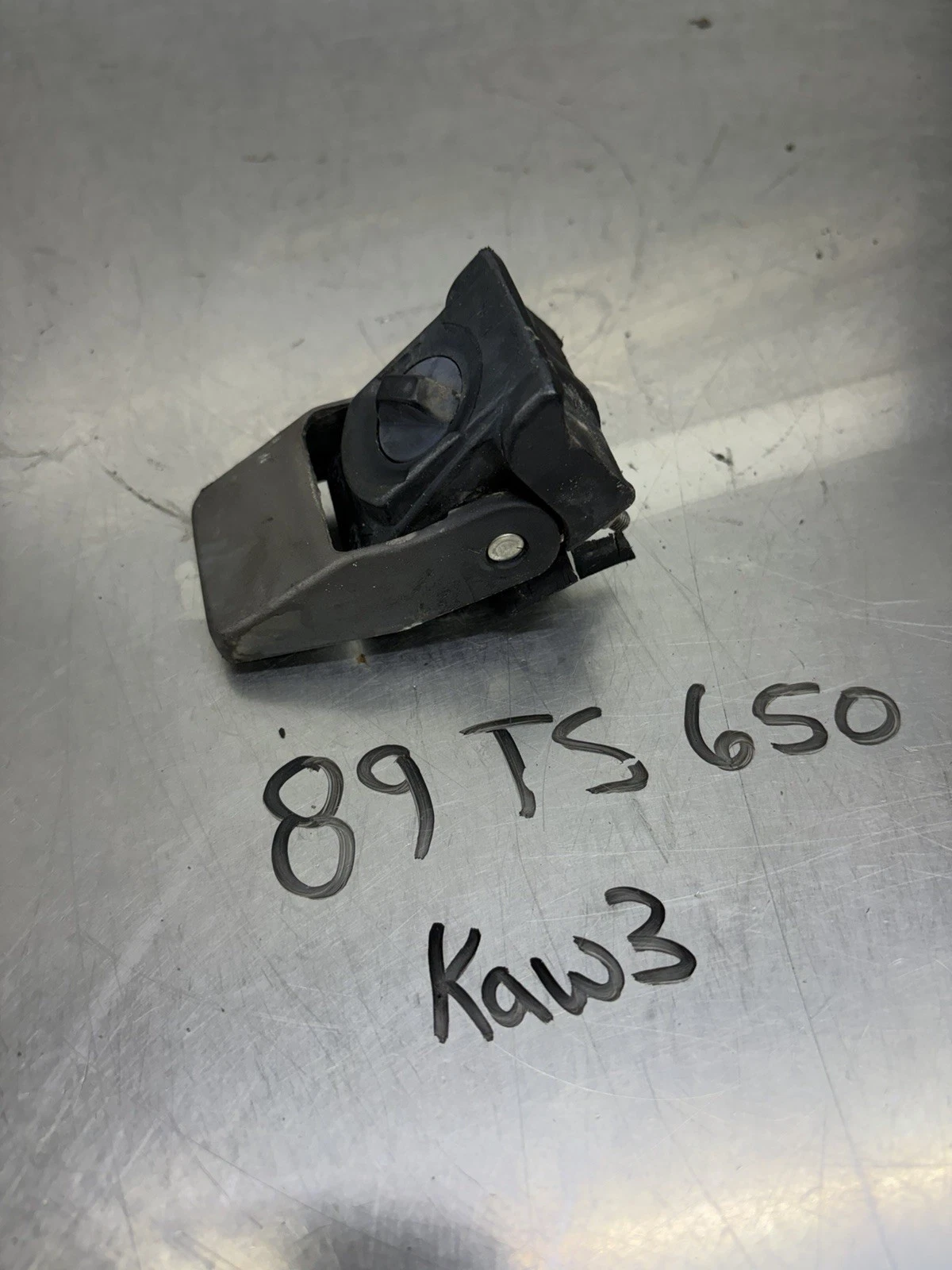 89 90 91 92 Kawasaki TS 650 PWC OEM Engine Bay Hood Seat Latch Clip Hold Mount