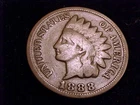 1888 Indian Head Cent, Good  grade.