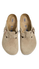 Birkenstock Boston Soft Footbed For Mens - color: TAUPE